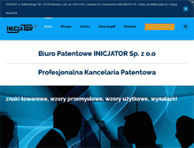 Tablet Screenshot of inicjator.pl